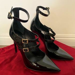 Tamara Mellon Pistol Patent Leather Pumps 37.0
